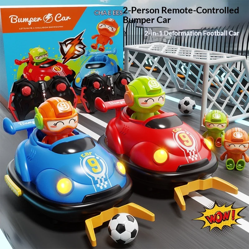 Competitive Match Catapult Bumper Car Interactive Football Children Remote Control Car Toy Stunt Drifting Go Kart Fun Indoor Out