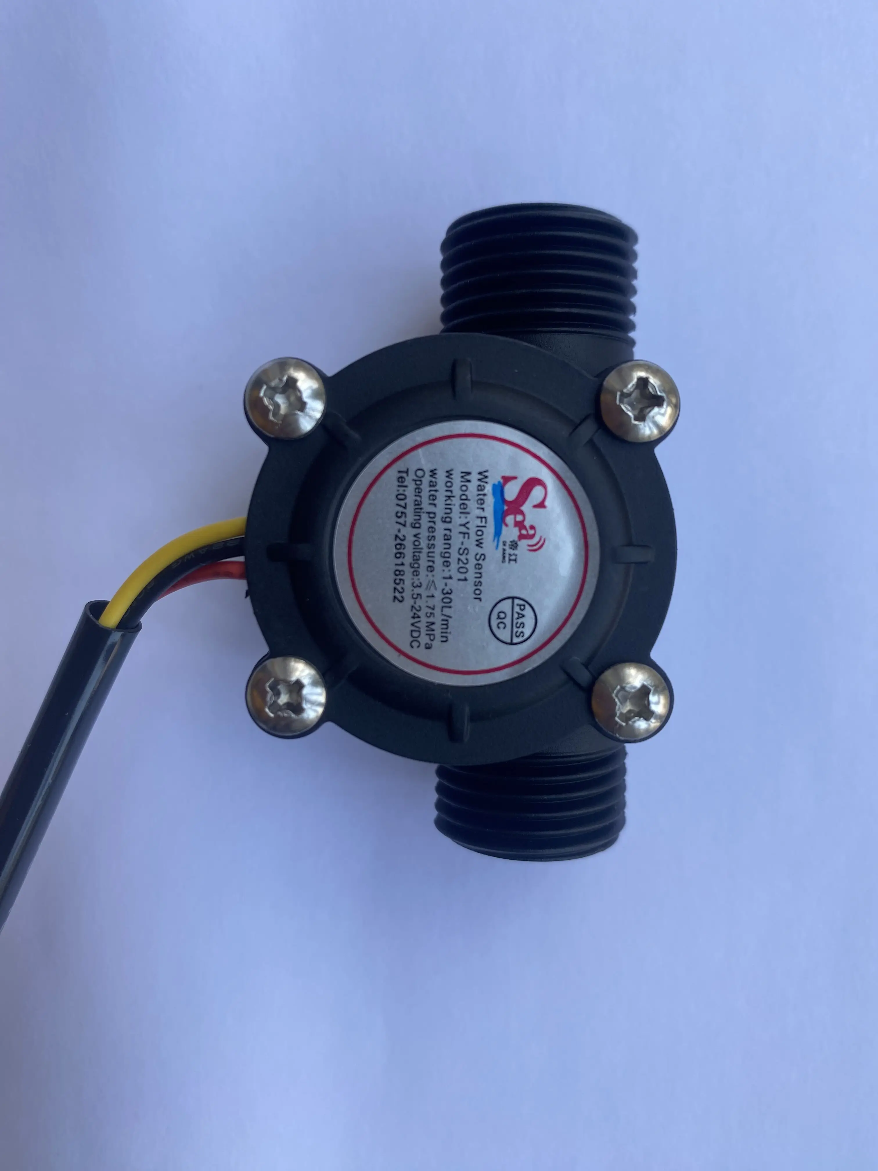 2024 New Water Flow Sensor Flowmeter Control 1-30L/Min YF-S201