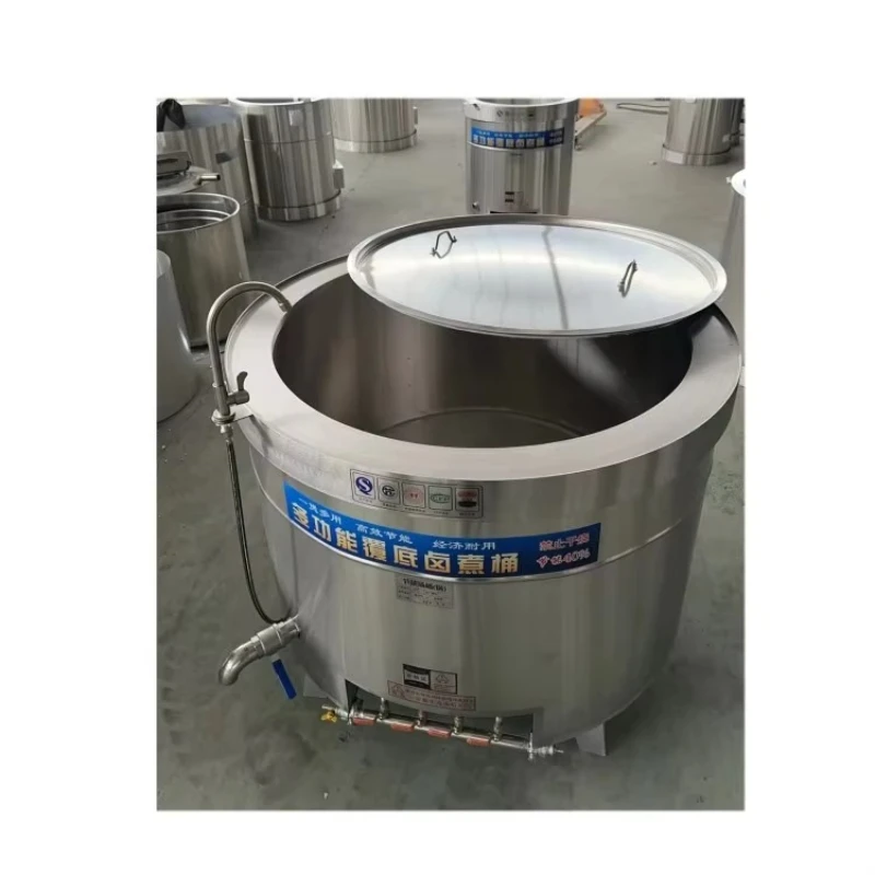 

1000 liters large commercial electric cooking pot stainless steel soup pot