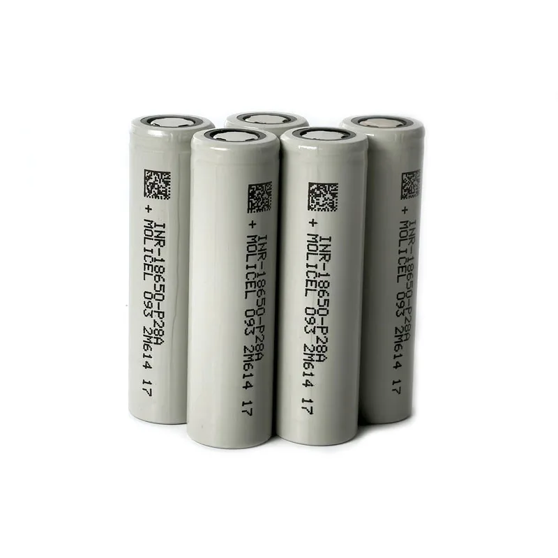 Original High Power Cell MOLICEL P28A 18650 LI ION Battery INR18650 2800mAh 35A Rechargeable Batteries For Power Tools Or Toys