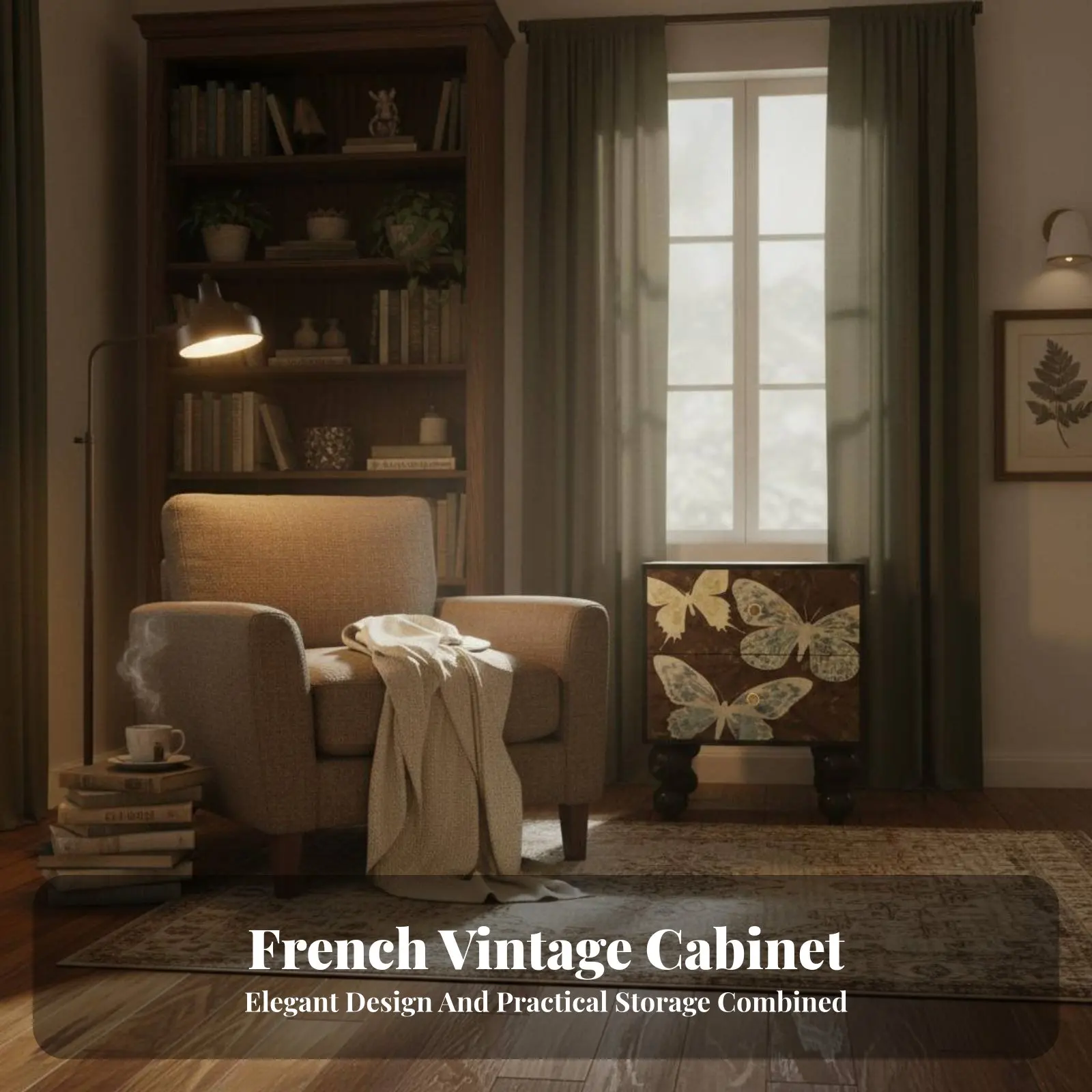 Tall Floral Print C…