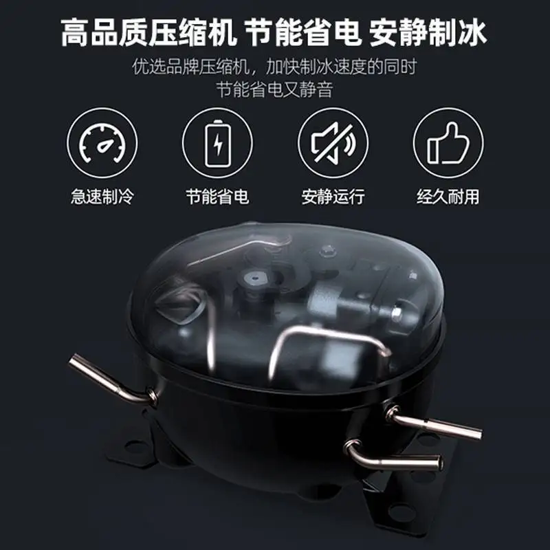 FRESTECH جهاز تكوين الثلج آلة مكعبات كونترتوب المنزلية الصغيرة Icee مكعبات كهربائية صغيرة ماكر الأجهزة المنزلية المهنية صناع