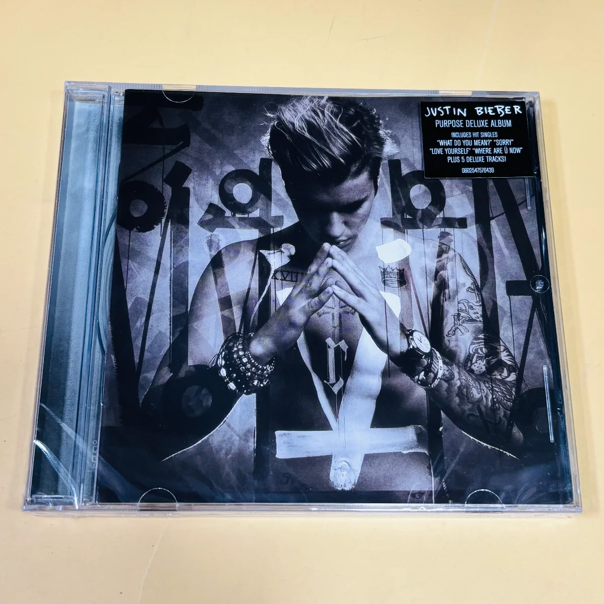 

Justin Bieber Purpose Deluxe Album Independent Pop CD Collection Hit Singles Extra Tracks Gift for Music Fans.