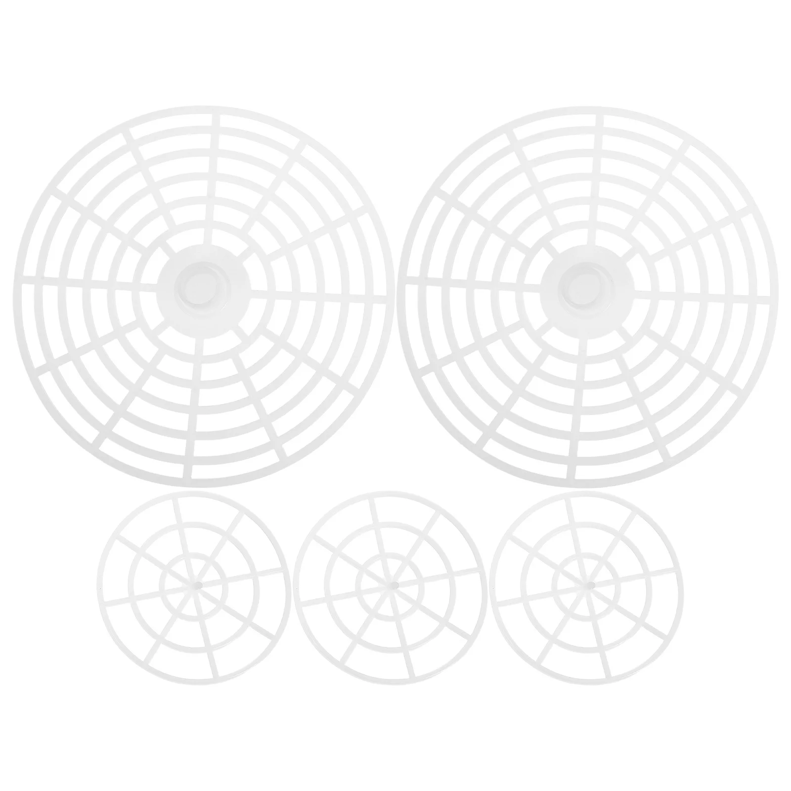 5 Pcs Fermentation Press Tool Fermenting Helper Plate for Pickling Jars Supply Plastic Fixer Weight Home Mesh Presser