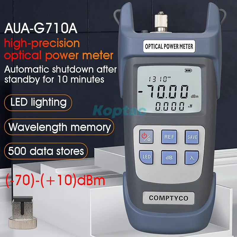 FTTH Fiber Optic Cable Tester Tool Kit (optional) Optical Power Meter(opm -70 ~+10dbm)&visual Fault Locator(10/30/50mw VFL)