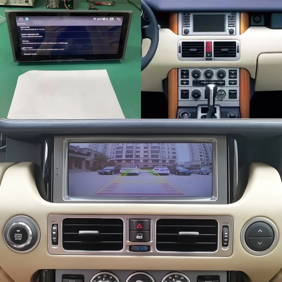 Android 13 Gps Navigation for 2002-2012 Land Rover Range Rover Vogue V8 L322 8GB+256GB Car radio video player IPS Host Carplay