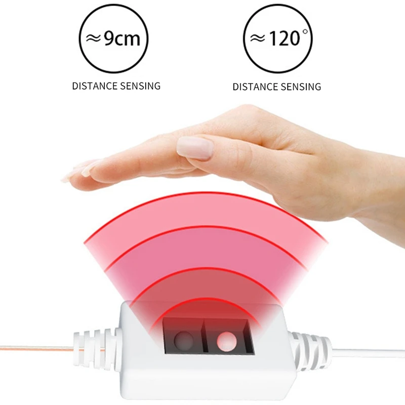 Illuminazione USB Specchio Luce Bellezza LED Barra luminosa per trucco Contatto Toletta a mano Luce di riempimento Rete Rossa