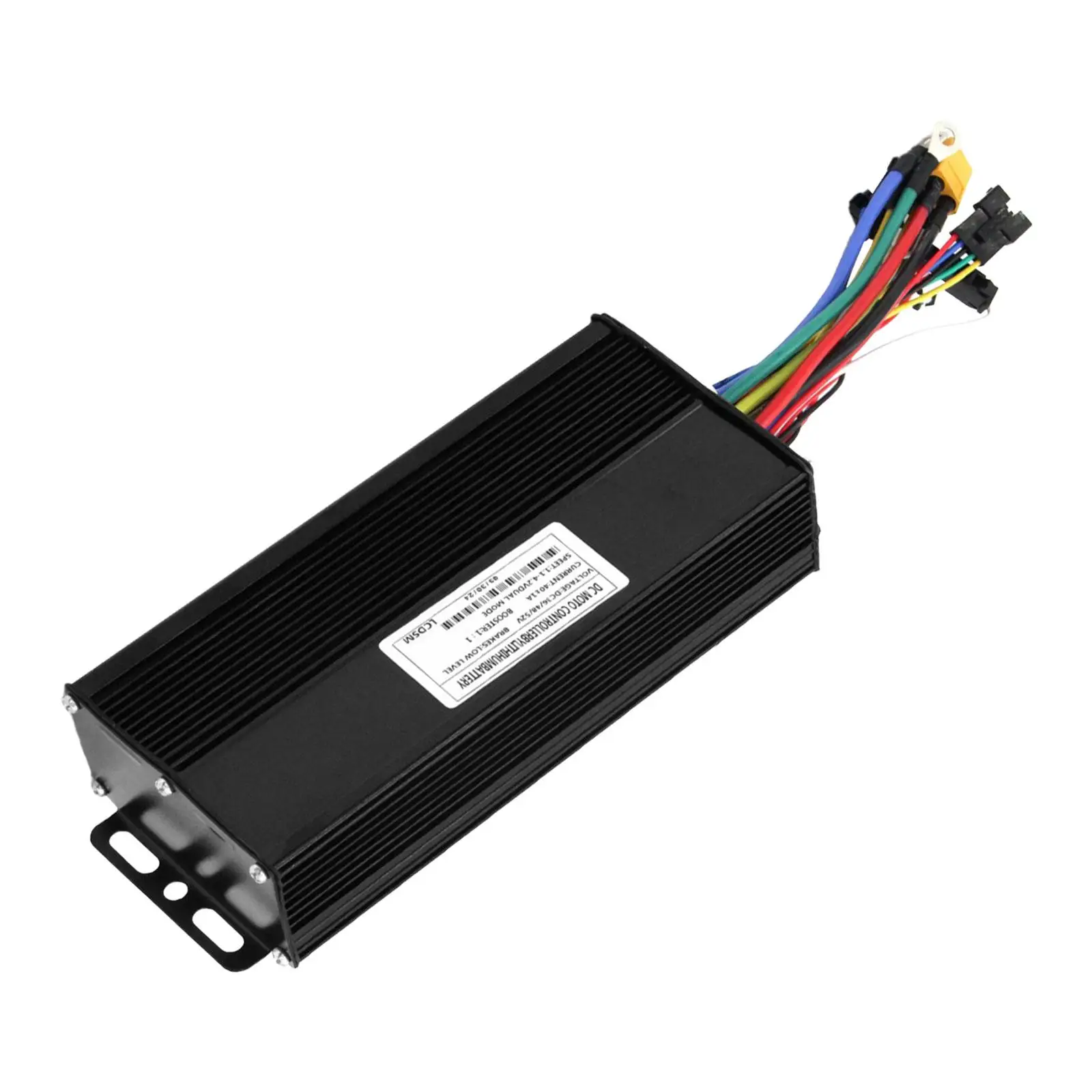 Brushless Motor Controller 36V 48V 52V 40A Sine 3 Mode Controller with Waterproof Connector for DIY Electric Bike Conversion