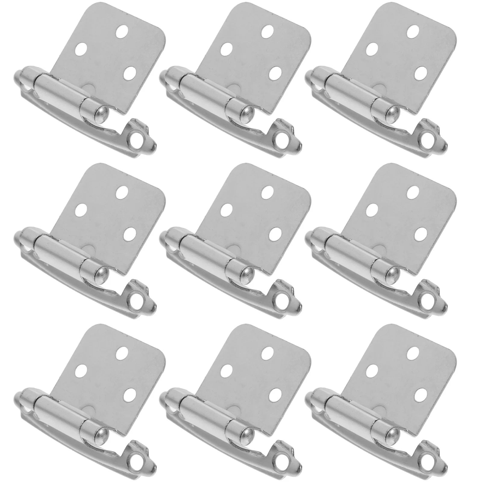 

10 Pcs Wooden Cabinet Hinge Furniture Hinges Concealed Iron Door Invisible for Doors