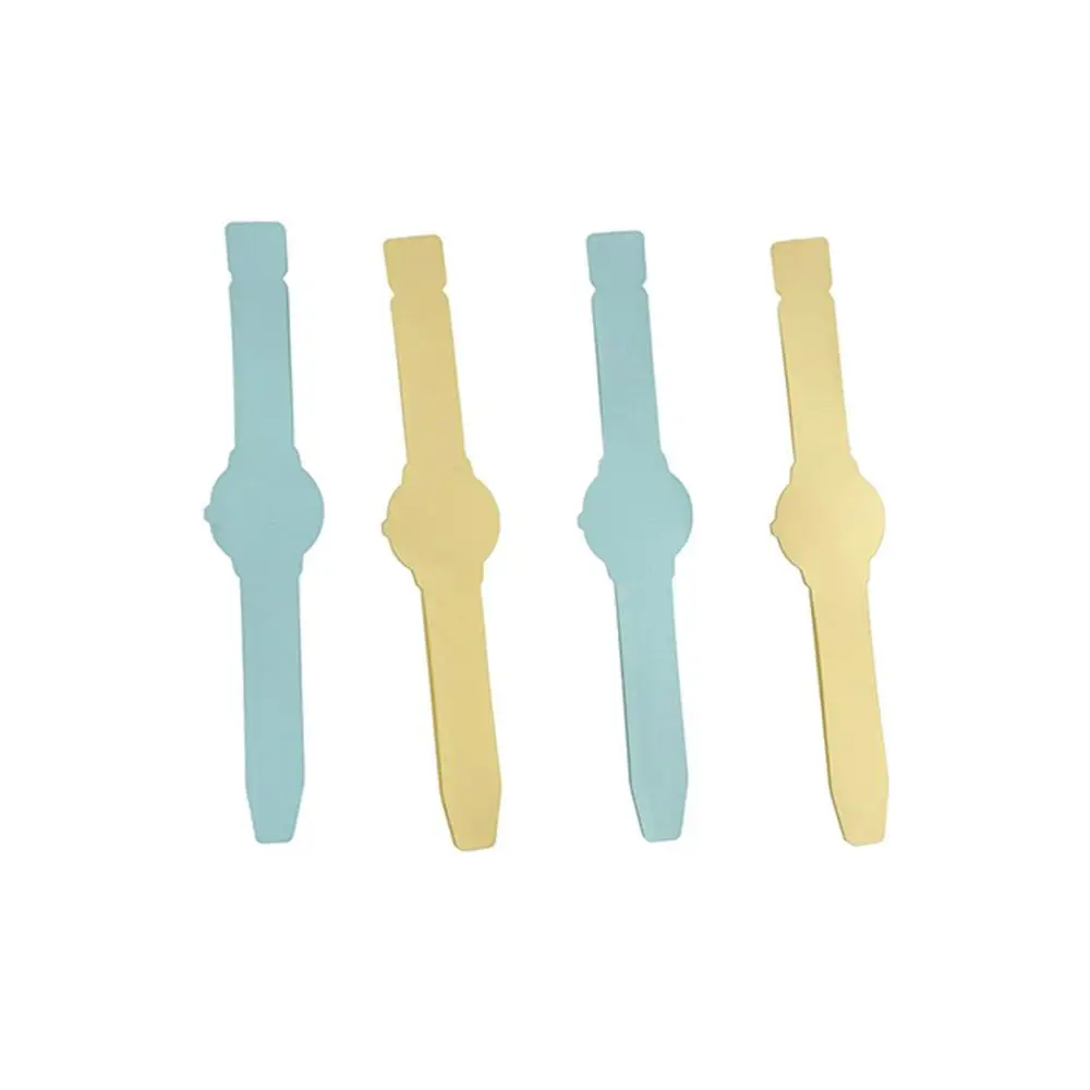 Alarm Clock Bracelet Sticky Note Pads To Do List Paper Wrist Watch Shape Sticky Reminder Adhesive Tearable Sticky Labels School