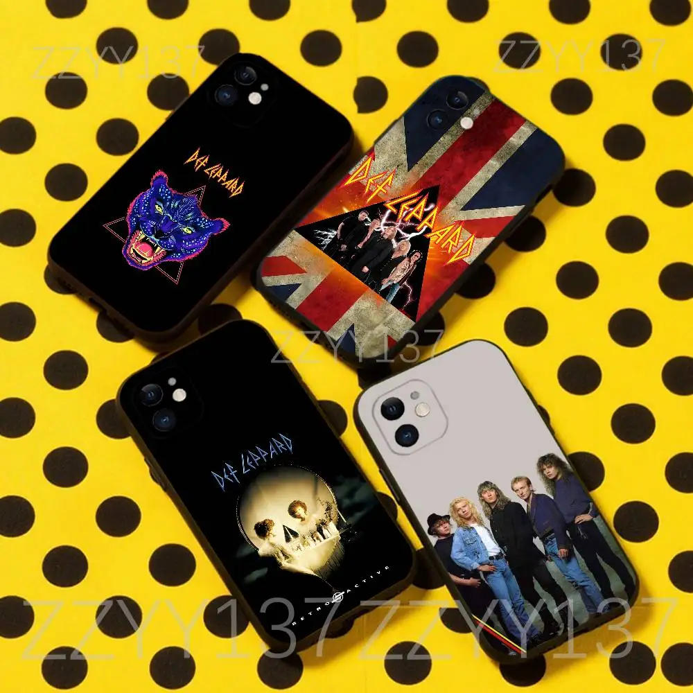 

D-Def L-Leppard Stand By Me For iPhone 17,16,15,14,13,12,11,X,XR,Air,Pro,Max,Plus Dustproof Soft Case