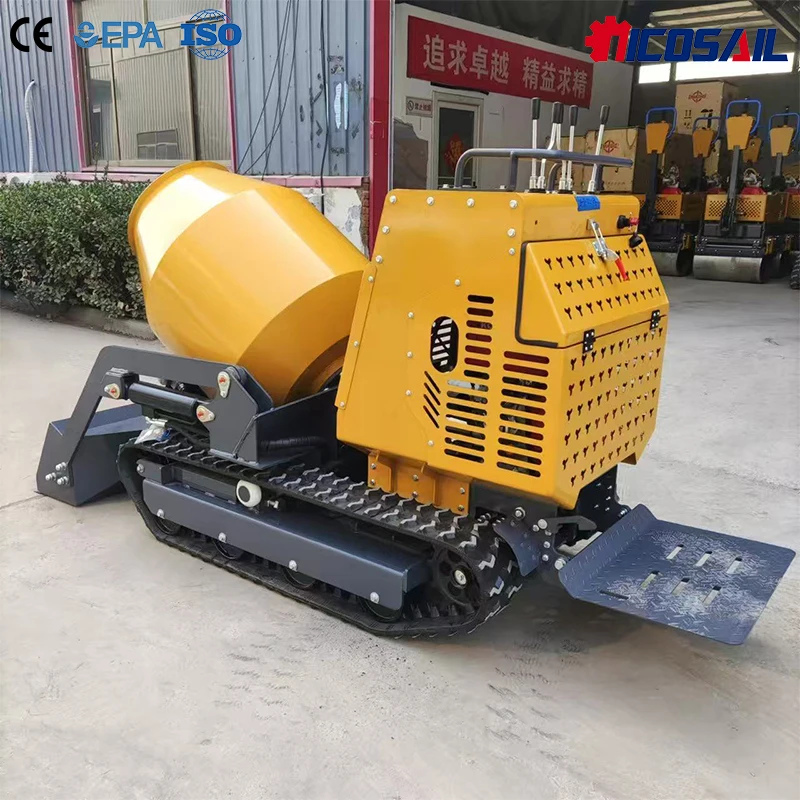 

Портативный самосвал-бетоносмеситель на 750 кг для сада, двора и строительных работ