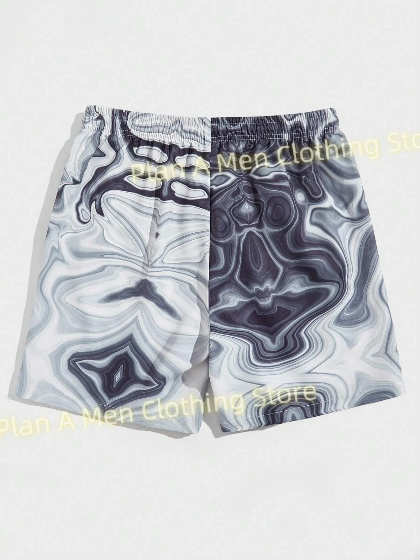 Marble Print  Mens Casual Beach Shorts Fashion Casual Workout Shorts Men Gym Shorts  Holiday Sports Shorts Men Clothing