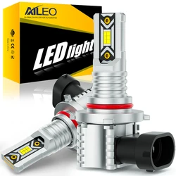 AILEO 2Pcs 9005/HB3 Led Lights 18000Lm 85W 9006/HB4 CSP Headlight Bulb For Car 6500K White Day Running Automobile Lamp Plug&Play
