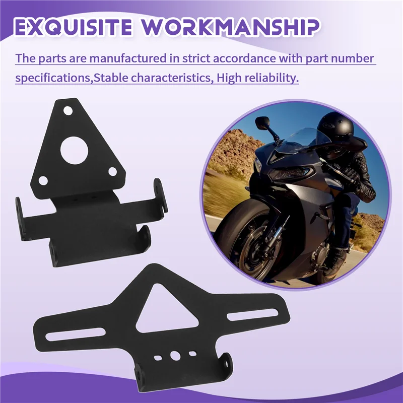 

R1-Motorcycle Accessories Rear Tail Tidy Fender Eliminator Kit License Plate Holder For Daytona 660 2024