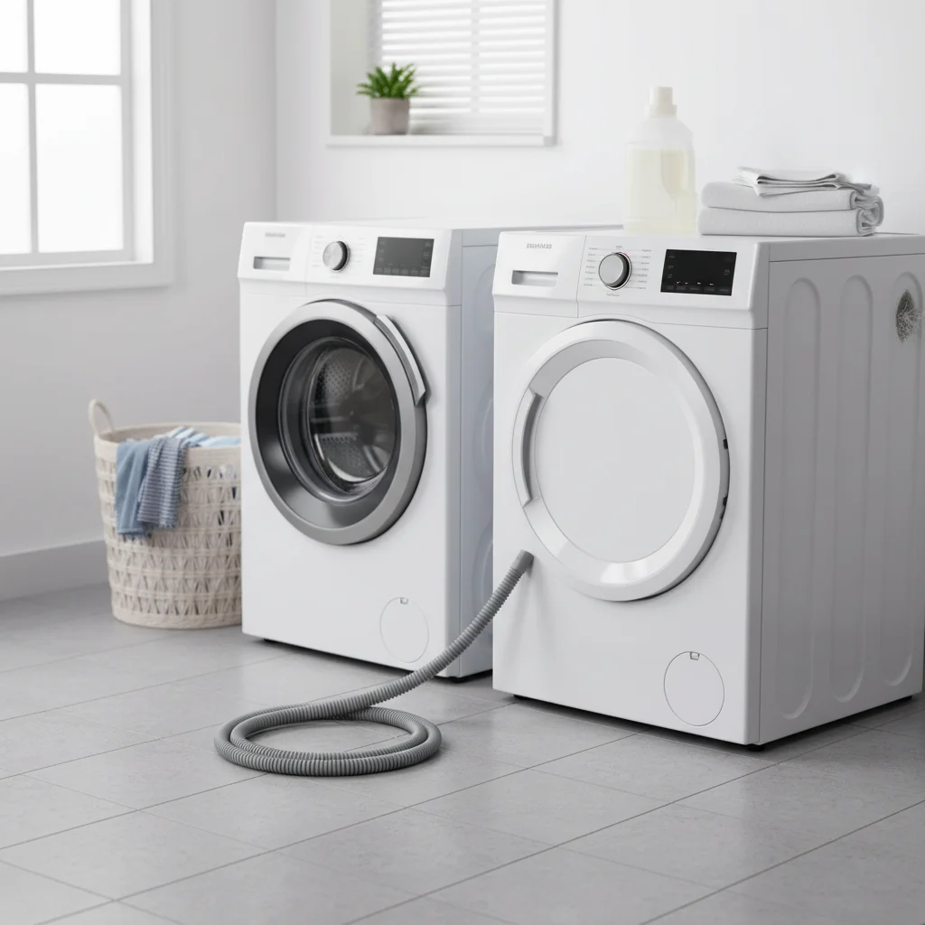 

Washing & Dryer Machine Drain Hose Extension, For Haier Siemens= Midea=, Robust PE+PT Material, Smooth & Secure Drainage