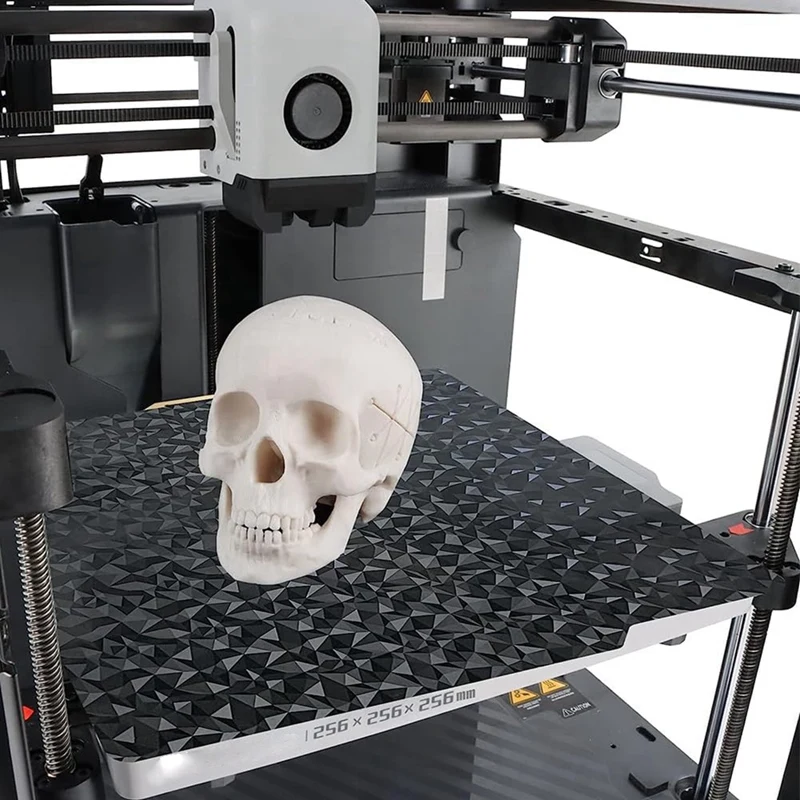 AC88-3D Printer PEO PEI Build Plate For Bambu-Lab X1/X1C/X1E/P1P/P1S/A1, 257X257mm Double Sided PEO+PEI Spring Steel Plate