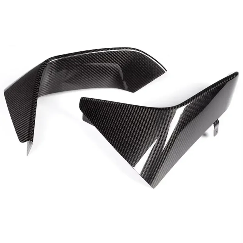 For BMW M3 F80 M4 F82 F83 Carbon Fiber wrap angle Car Bumper Splitter Corner Trim Cover Front Chin upgraded  body kit