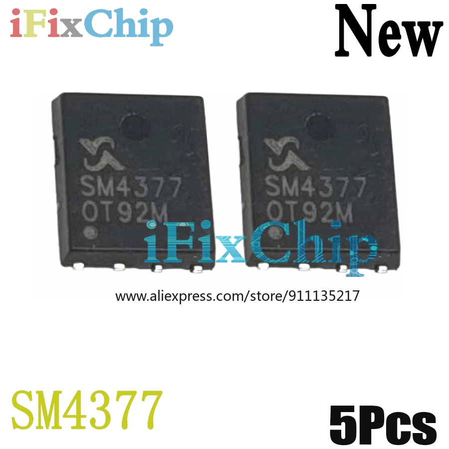 (5piece) 100% New SM4377 SM4377NSKPC SM4377NSKPC-TRG QFN-8 Chipset