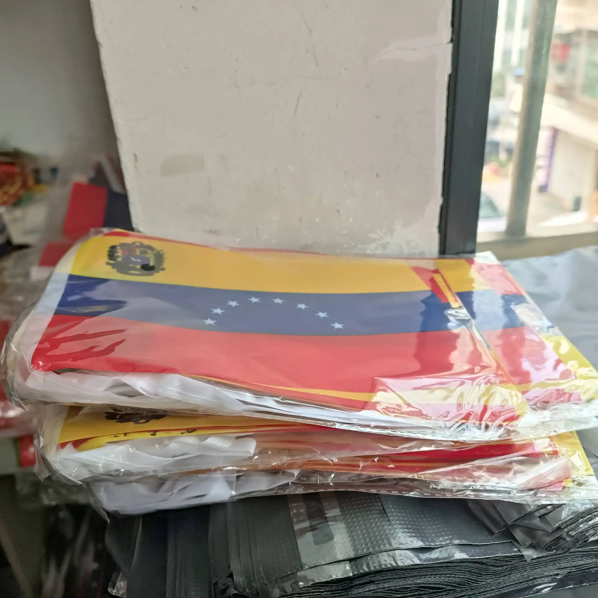 xvggdg   Venezuela bunting flags  20pcs/set    14x21cm   Pennant Venezuela String Banner Festival Party