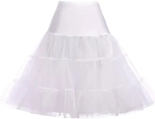 Women 50s Petticoat Skirts Tutu Crinoline Underskirt 2024