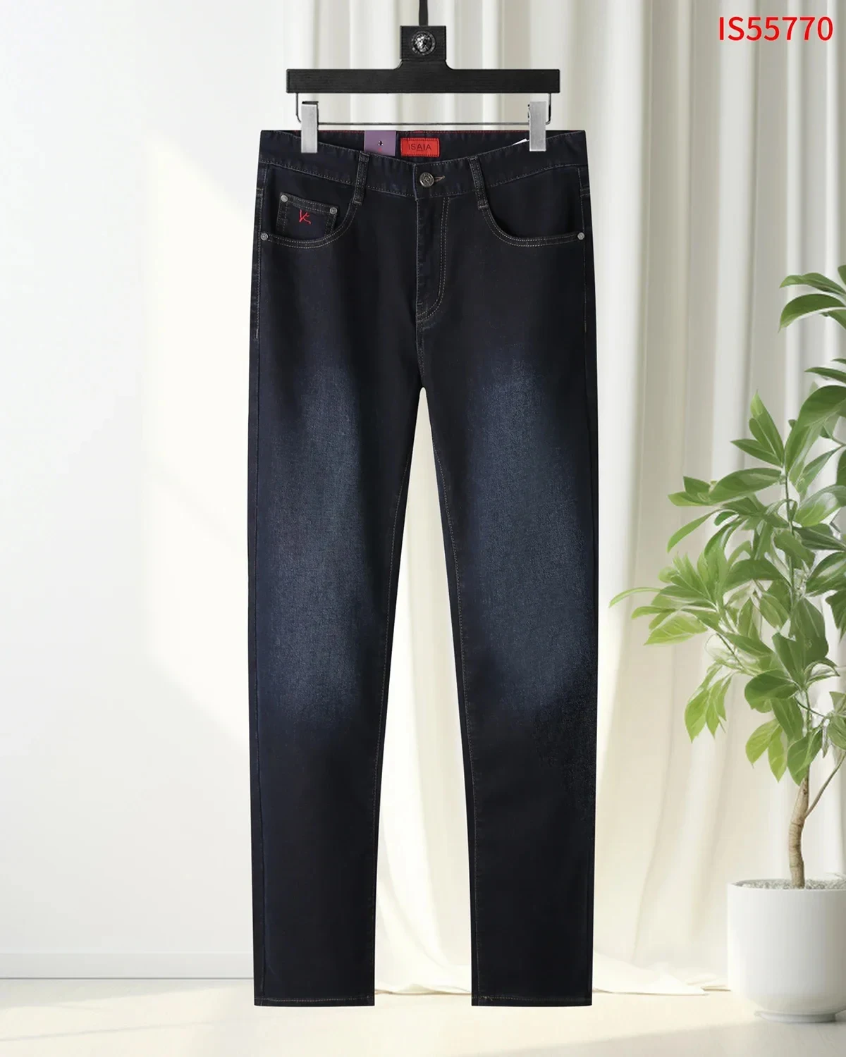 BLLIYOSS BILLIONAIRE Jeans in cotone sottile da uomo 2025 SS Nuovo ricamo casual moda comoda taglia grande 30-40 Pantaloni Vecchio soldi