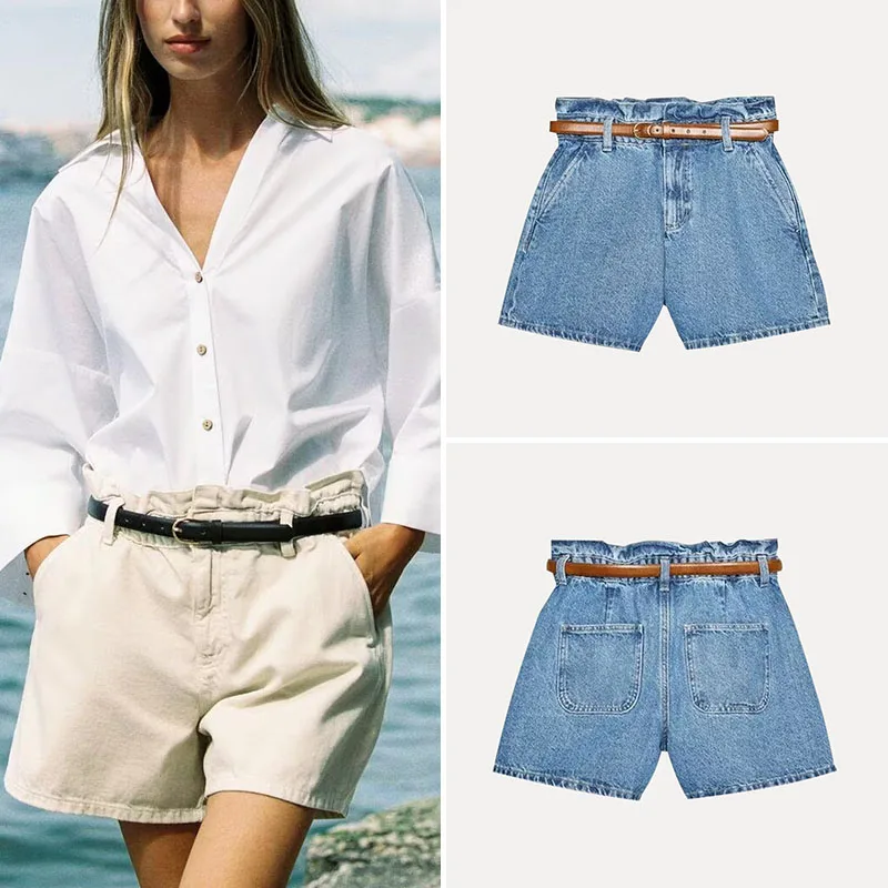 

Весна 2025 г., джинсовая сумка с высокой талией, повседневная бумажная сумка, женская брендовая сумка Faion Z Four Seasons, универсальная сумка