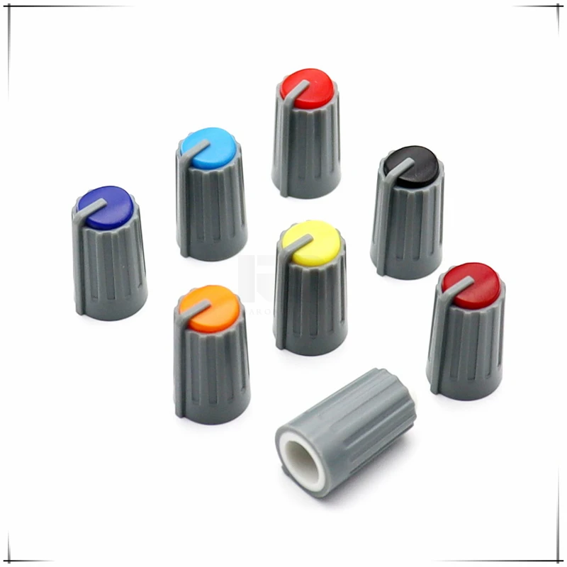 10PCS 10.5×18mm Plastic Knob Potentiometer Knob Mixer knob cap Diameter 10.5mm Height 18mm 270 degrees D-Shaped Inner Hole 6mm - Image 4