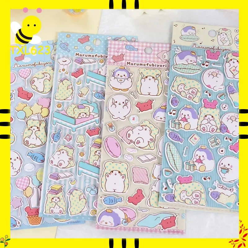 

4 шт. кавайное одеяло с медведем, 3d пузырьковые наклейки, Сакура, креативный чехол для телефона «сделай сам», украшение для камеры, детская игрушка-награда