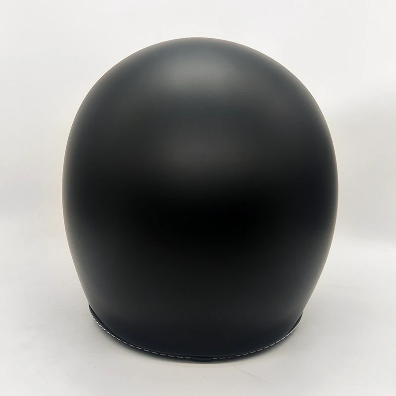 Special Design Motorcycle Helmet Retro Style Fiberglass Shell With Shield Glass Open Face Helmet
