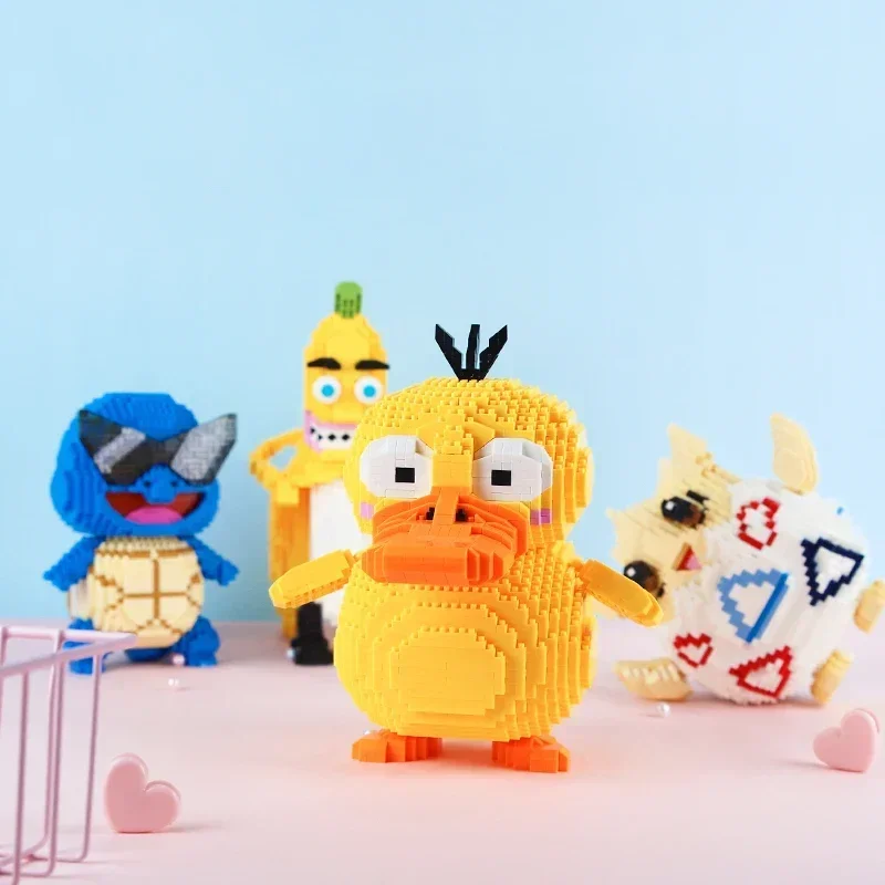 20 Designs Pokemon Building Blocks Pikachu Micro Blocks Cartoon Anime Diamond Building Toys Charizard Block Toy Game