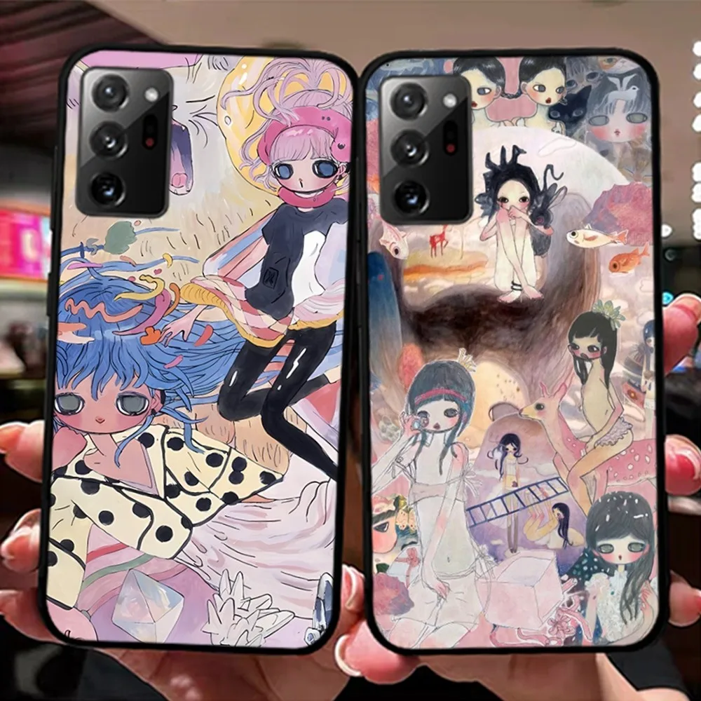 A-Aya T-Takana Art Phone Case For Samsung Note 8 9 10 20 pro plus lite M 10 11 20 30 21 31 51 A 21 22 42 02 03