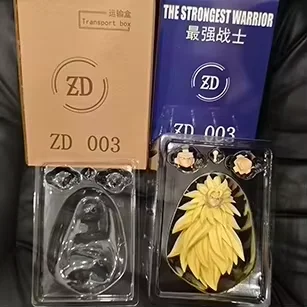 In Stock ZD Studio DBZ Super Saiya SSJ3 Vegito Bardock Son Goku Goku Black Gogeta Head Accessories Kit Action Figure view 4