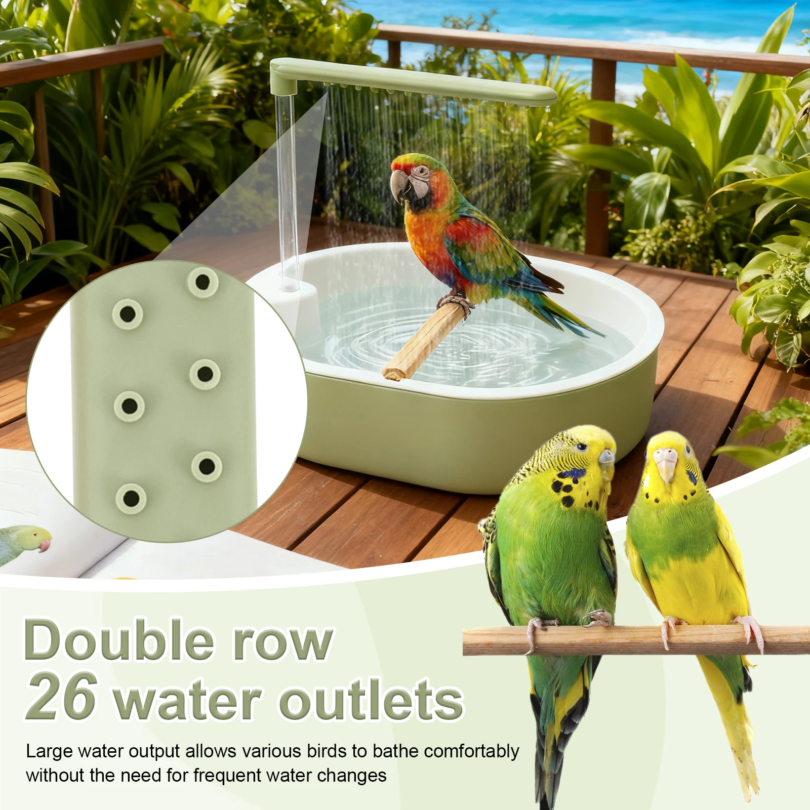 Thumbnail 4 - #10 Best Bird Cage Bird Baths to Buy In 2026