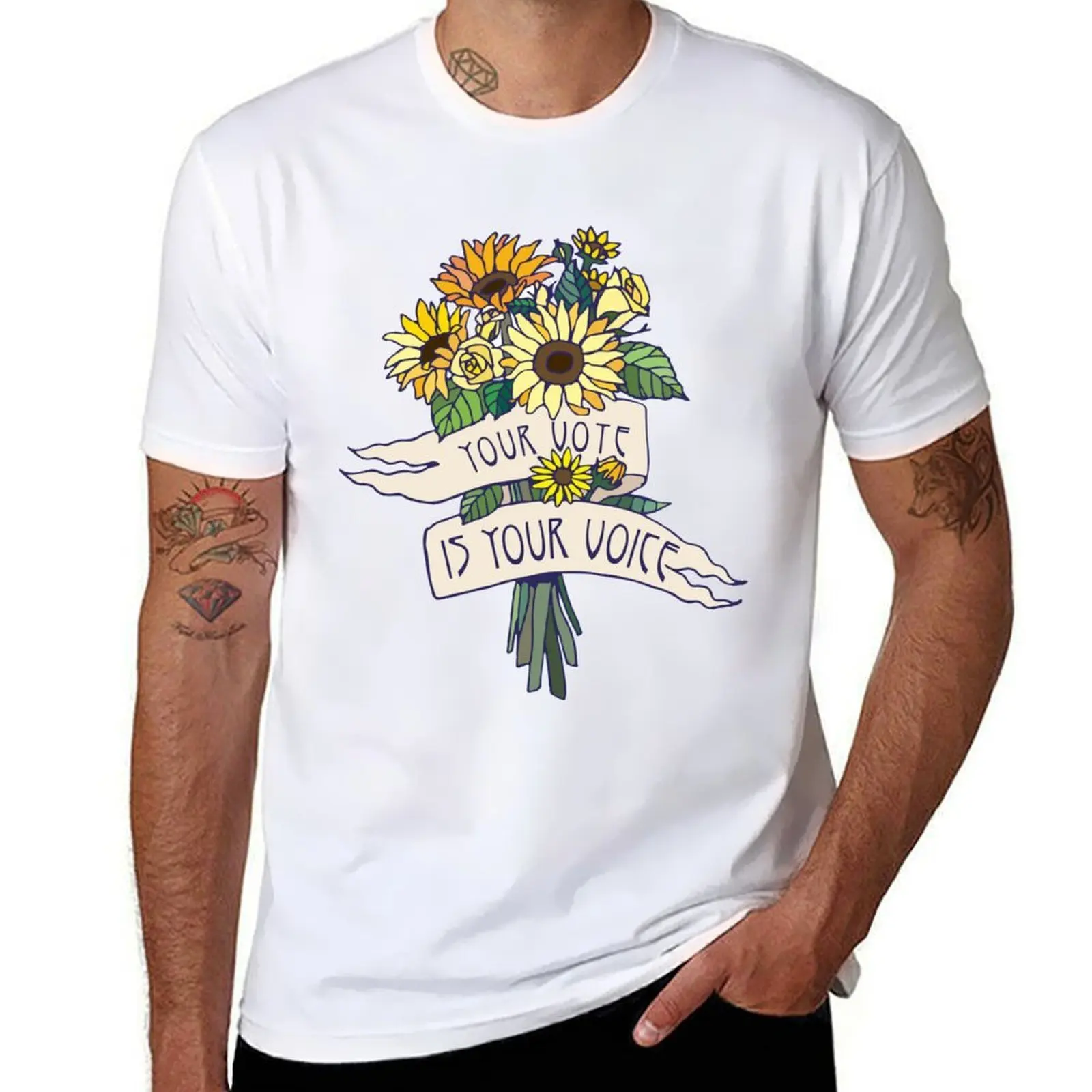 

Your Vote is Your Voice! T-Shirt funny t shirts cotton t shirt man cotton T-Shirt