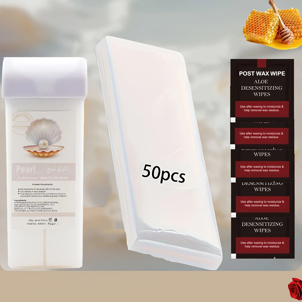 

Soft Wax Roller Hair Removal Kit for Hair Removal Therapy Kit for Hair Removal in Various Areas Body And a Rolling Wax for Home