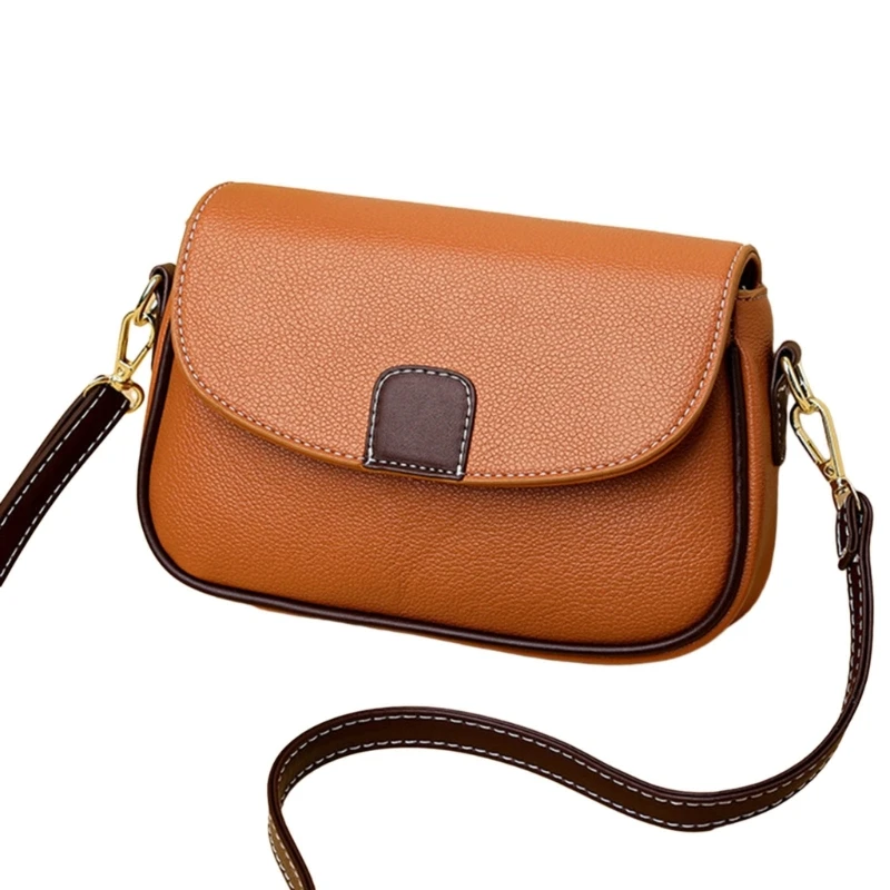 Dames kleine flaptas PU lederen schoudertas crossbody tas Eenvoudige bag Veelkleurige handtassen en portemonnees