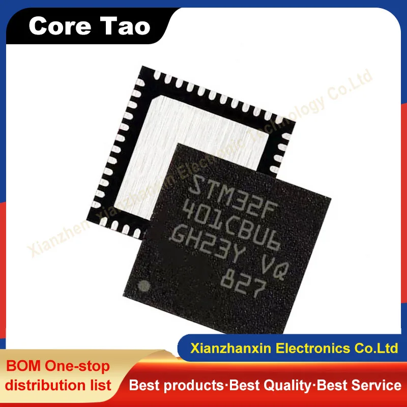 1~5PCS/LOT STM32F401CBU6 STM32F401 401CBU6 QFPN-48 32-bit microcontrollers