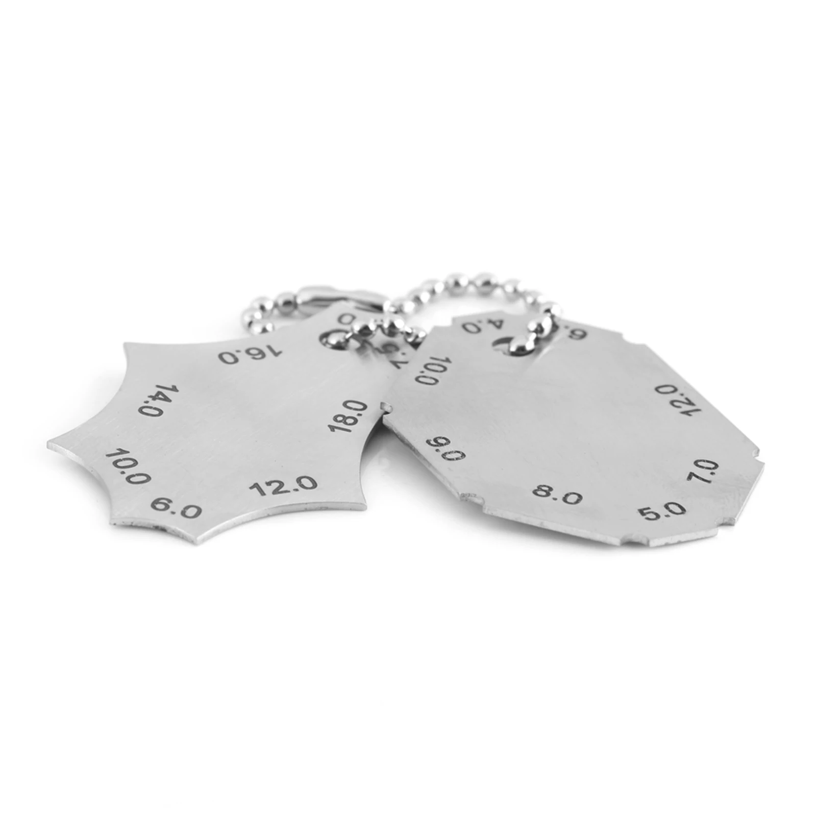 Welding Gauge Two piece Gage Fillet Weld Tee Joint Welding Throat Depth Leg Length Gauge Ruler Two piece Gage Welding Ruler