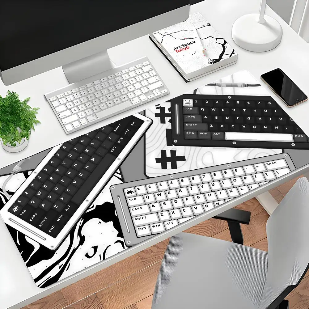 

Purple Mechanical Gaming Keyboard Deskmat Art Personalized Mousepad Gaming Computer Mouse Pad Laptop Gamer Office Accessories