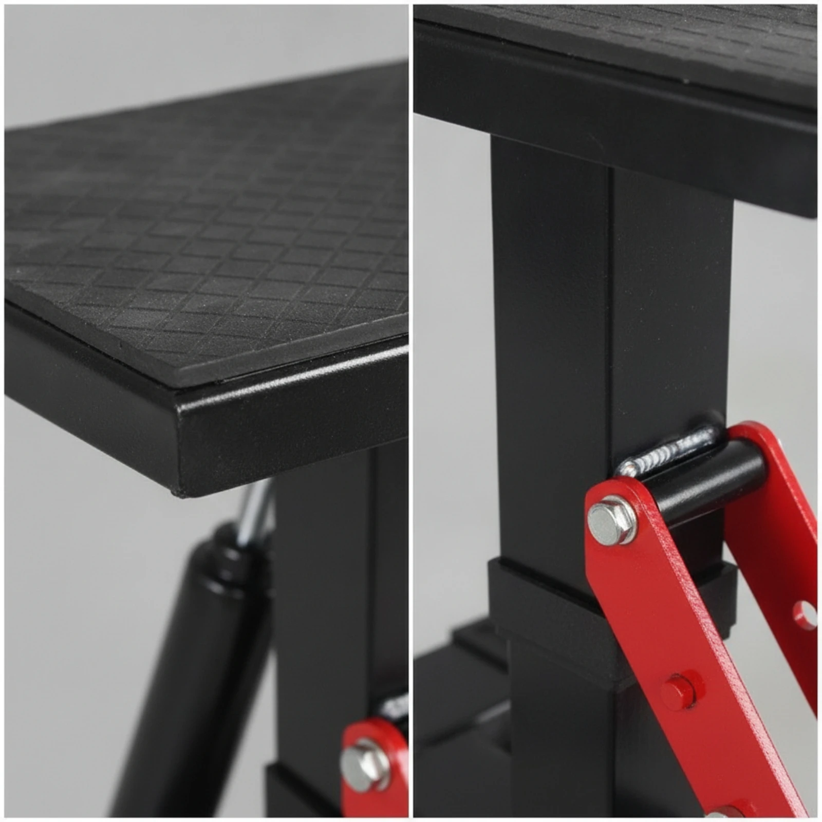 Motorcycle Lift Stand with Lever Heavy Duty Motorcycle Scissor Lift Jack Dirt Bike Stand Non-Slip Portable for Motorcyclists
