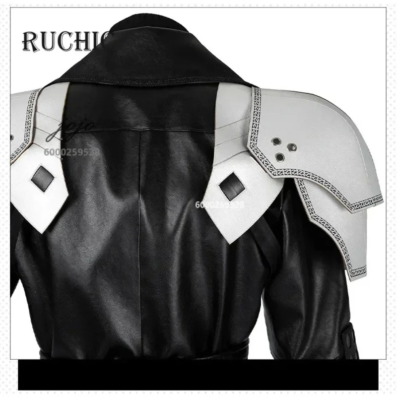 Игра FF7 Sephiroth Косплей Костюм Для Взрослых Черный Наряд Хэллоуин Вечеринка Аниме Одежда Обувь Ролевые Игры Comic Con