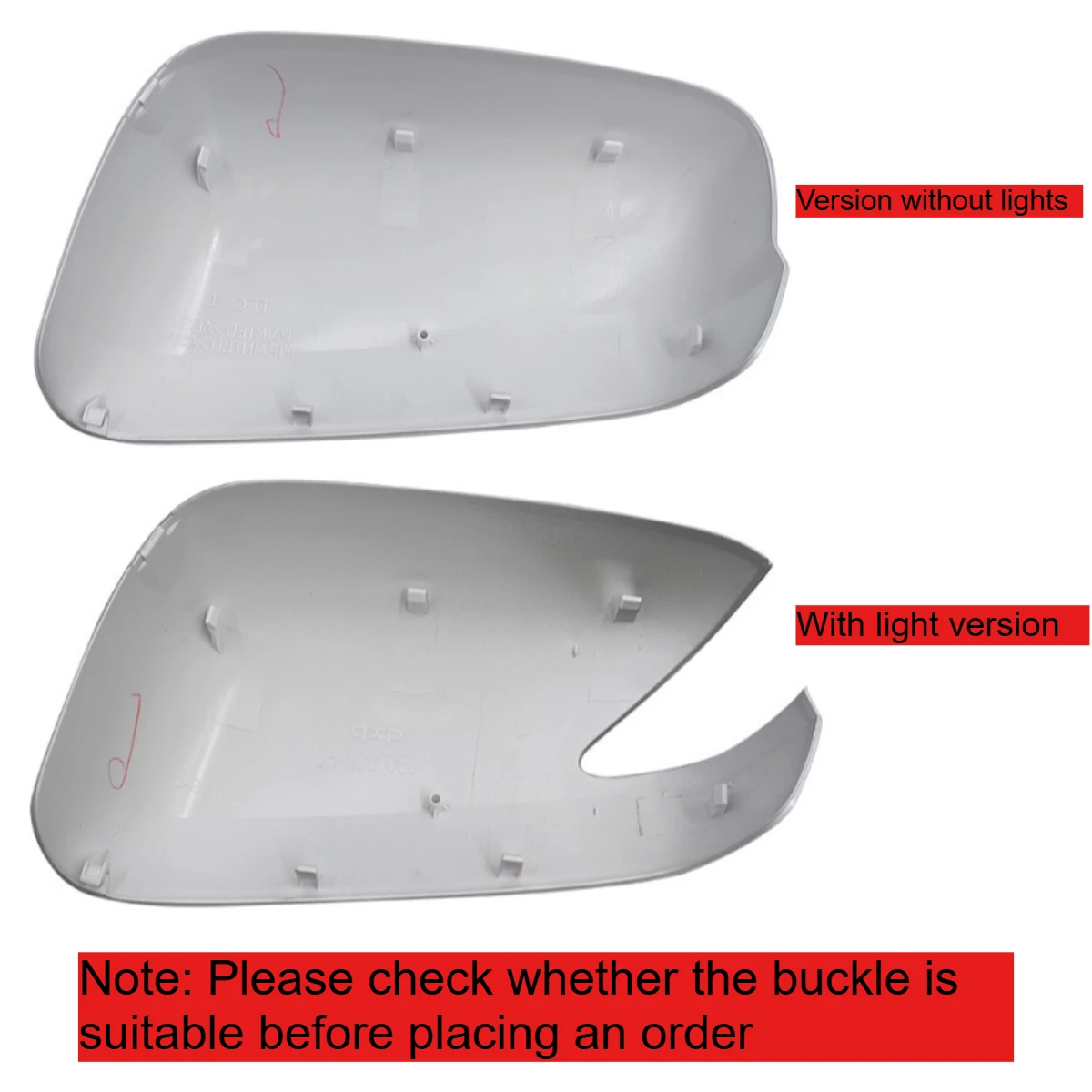 For Honda II Fit JAZZ 2008 2009-2013 Car Reversing Mirror Housing Rearview Mirror Cover Turn Signal Lens Replacement Accessories view 2