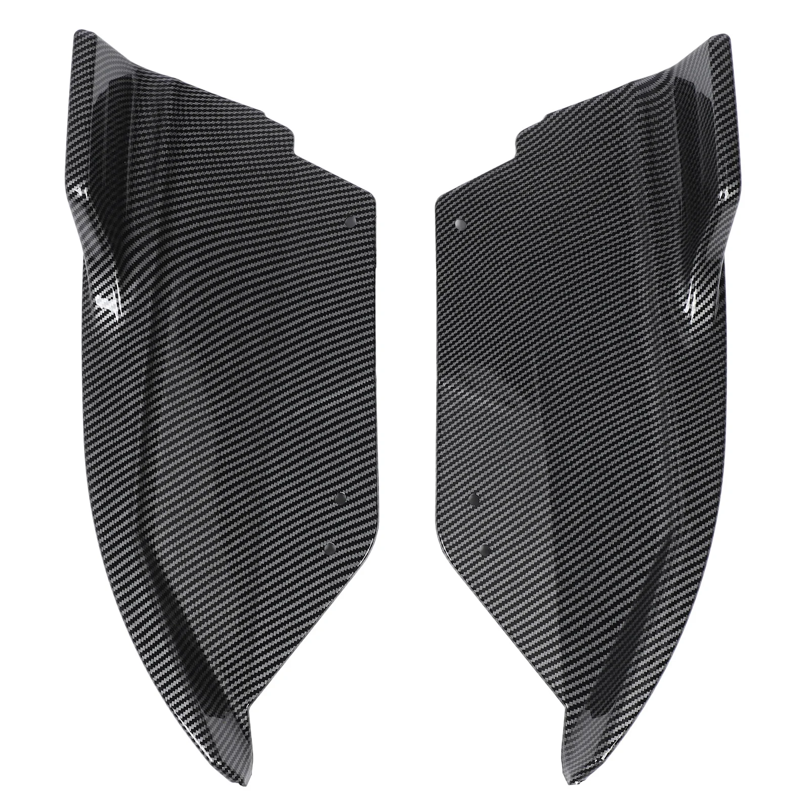 

1 Pair Rear Bumper Splitter Side Diffuser – Left Right Sporty Lip Spoiler, Carbon Fiber Style & Later, Auto Exterior Accessory