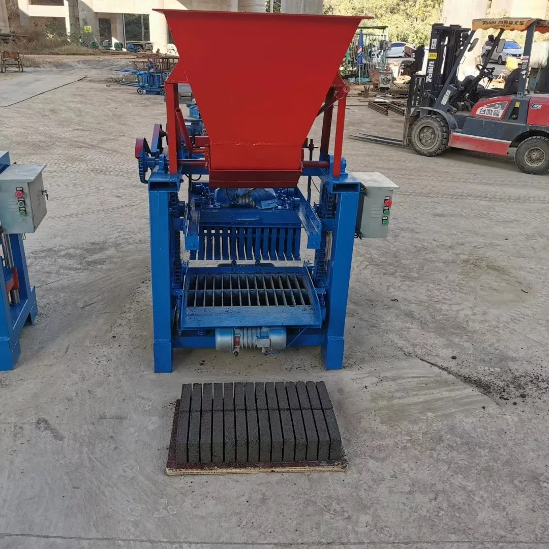 Factory Price Electric Hollow Block Making Machine Semi Automatic Concrete Brick Making Machinery