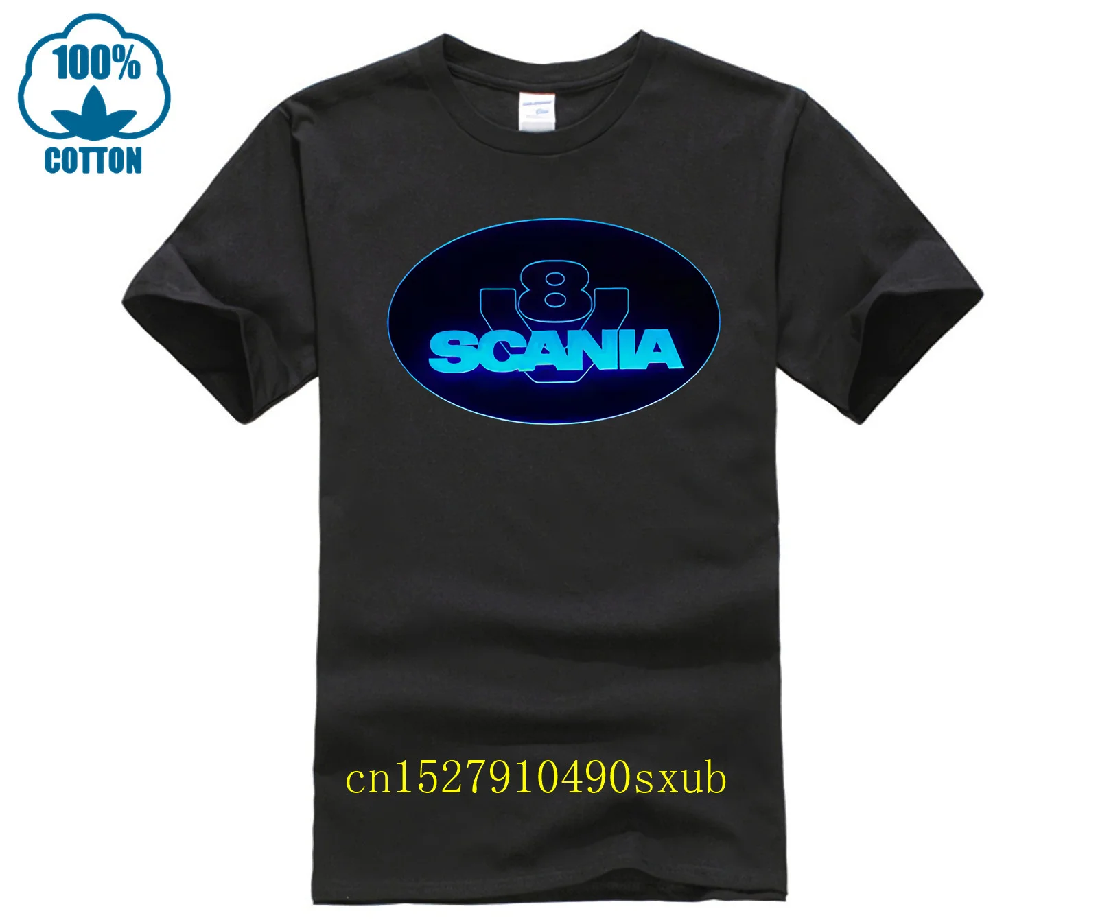 SCANIA-Truck Fashion T Shirt Printed Cotton Men's T-Shirt Men Tops Funny Short Sleeve Tee