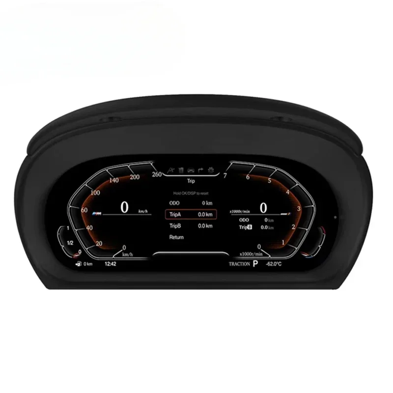 12 INCH screen  LCD Dashboard speedometer digital cluster for bm X5 X6 E70 E71 5 series F10 F18 X3 F25  LCD instrument panel