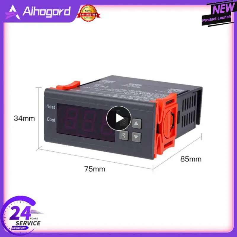 

Yieryi MH1230A AC220V Digital Temperature Controller Thermocouple -40 ~ 120 Degrees Thermostat Refrigeration Heating Regulator