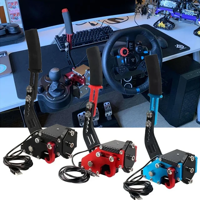 2 w 1 USB Gry wyścigowe Obsługa hamulca ręcznego G25/27/29 T300 T500 PS4 ONE Simracing Game14 Bit Handbrake Sim Fanatec Osw Dirt Rally