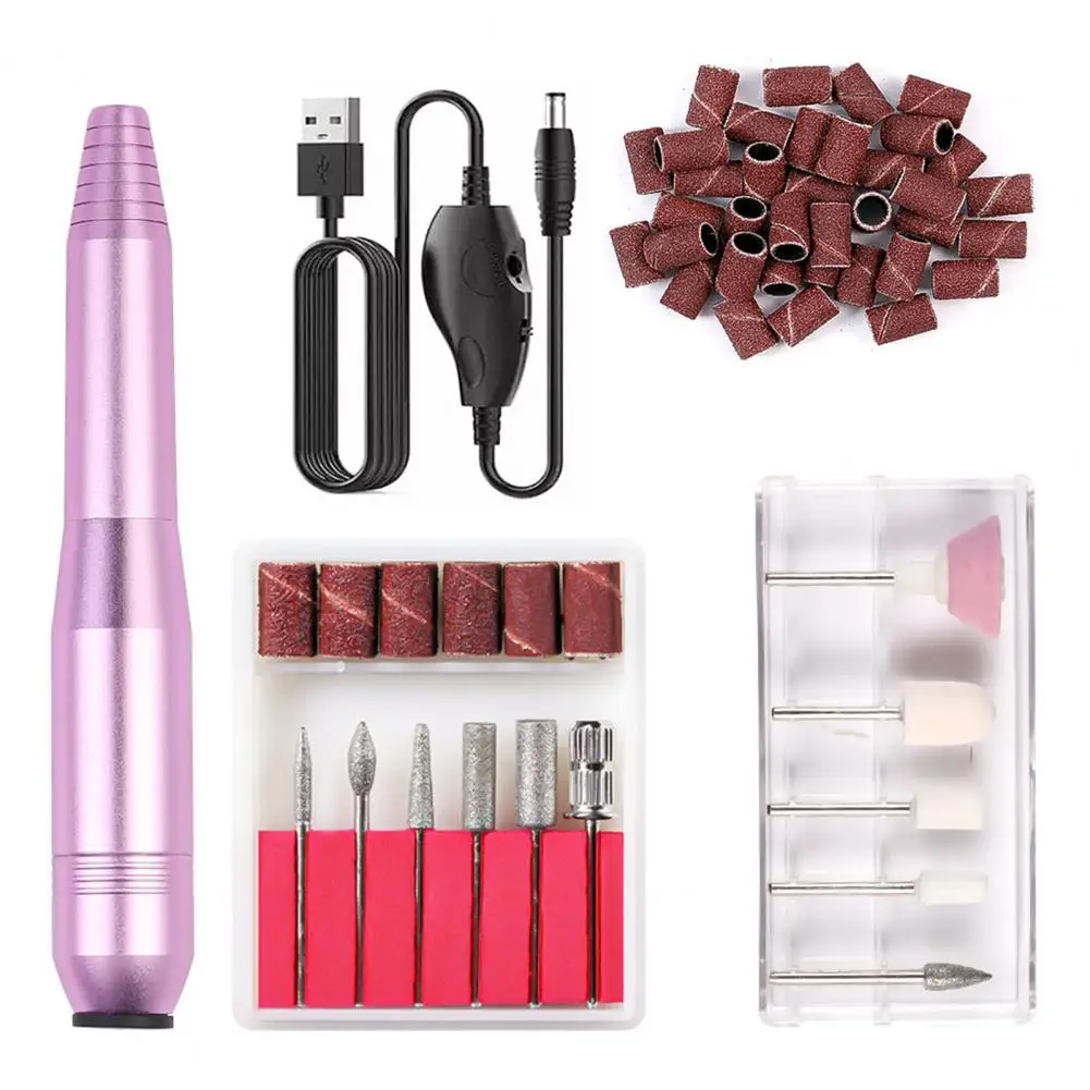 Electric Nail File Nail Drill Machine Professional Electric Nail Drill with 11 Bits Sanding for Manicure for Acrylic for Salon